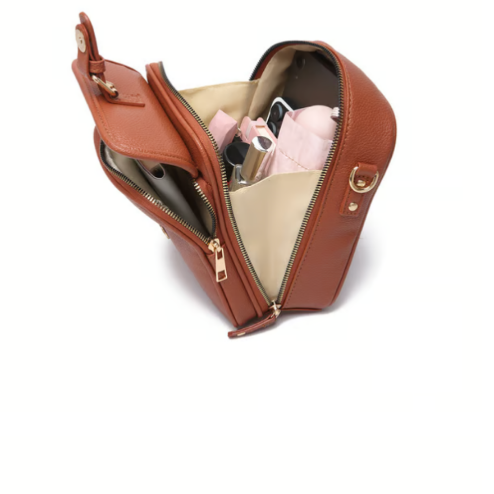 THE MAELYS | RFID-PROTECTED CLASSIC LEATHER CROSSBODY