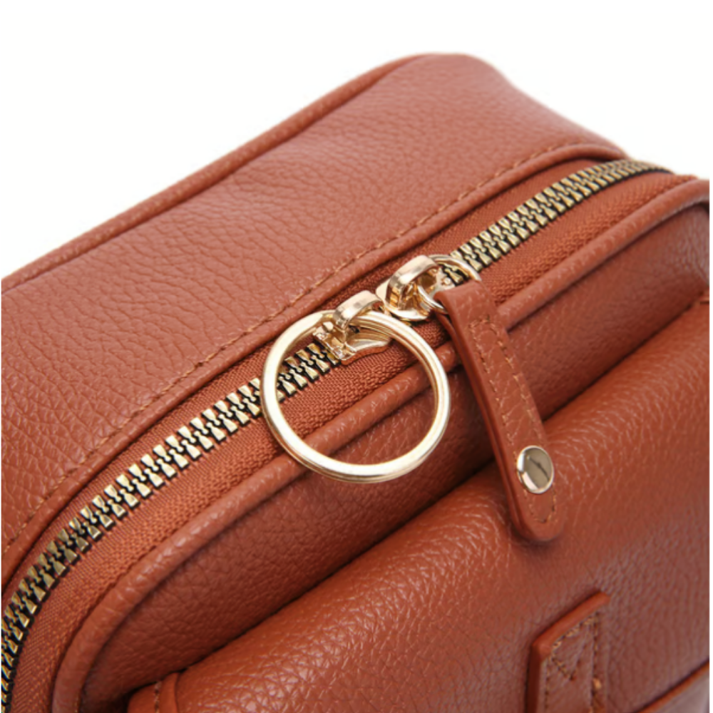 THE MAELYS | RFID-PROTECTED CLASSIC LEATHER CROSSBODY