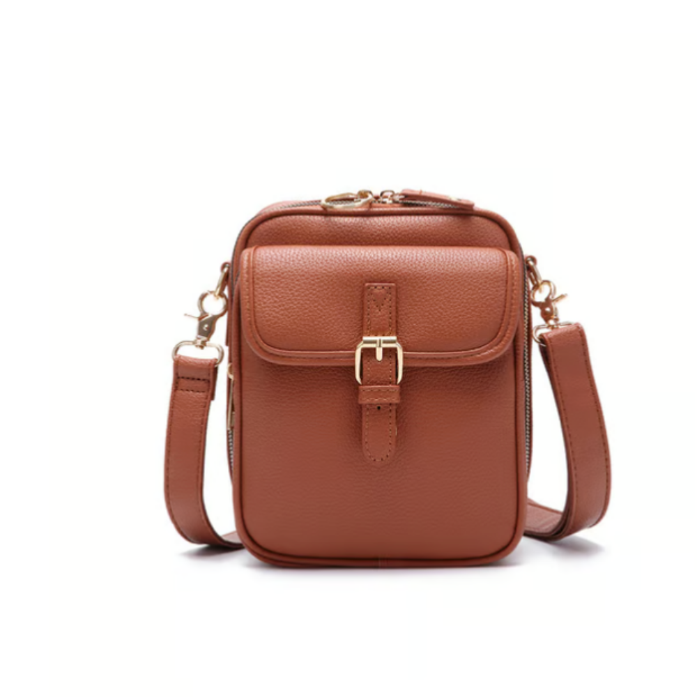 THE MAELYS | RFID-PROTECTED CLASSIC LEATHER CROSSBODY