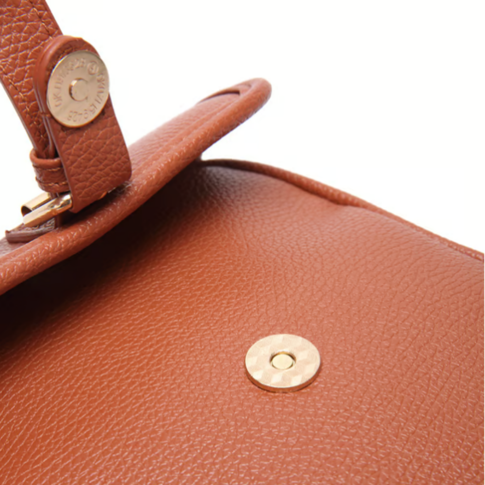 THE MAELYS | RFID-PROTECTED CLASSIC LEATHER CROSSBODY