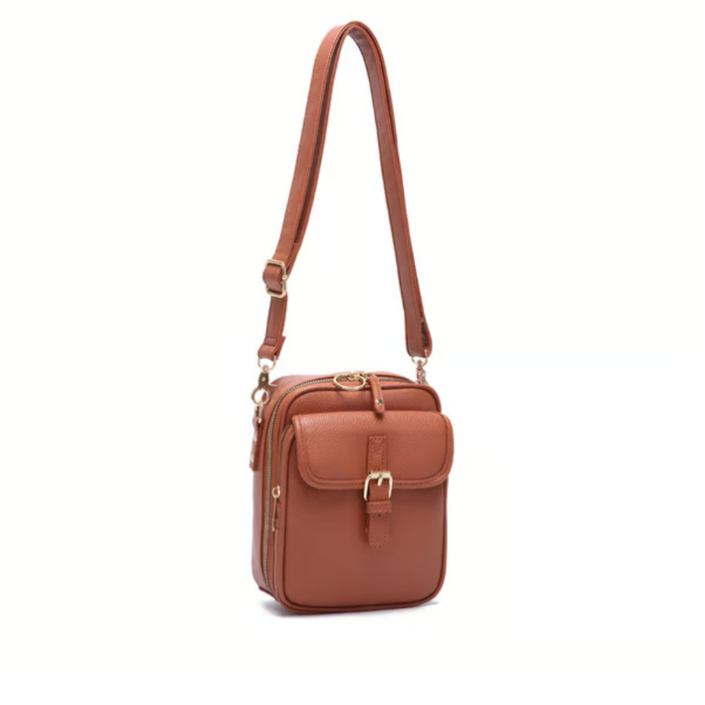 THE MAELYS | RFID-PROTECTED CLASSIC LEATHER CROSSBODY