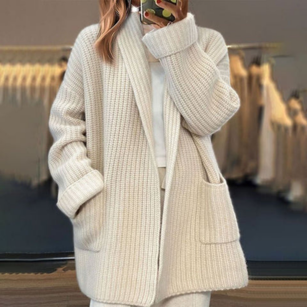 Irene – Knitted cardigan in wool blend