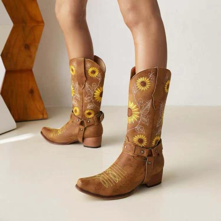 Sunbloom Style Western Boots