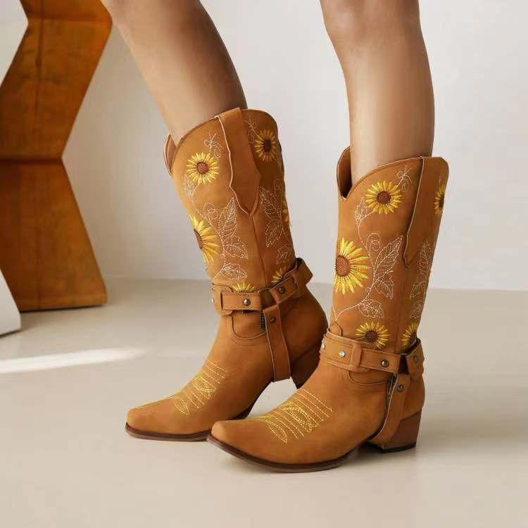 Sunbloom Style Western Boots