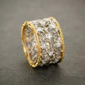 Retro Zirconia Ivy Ring