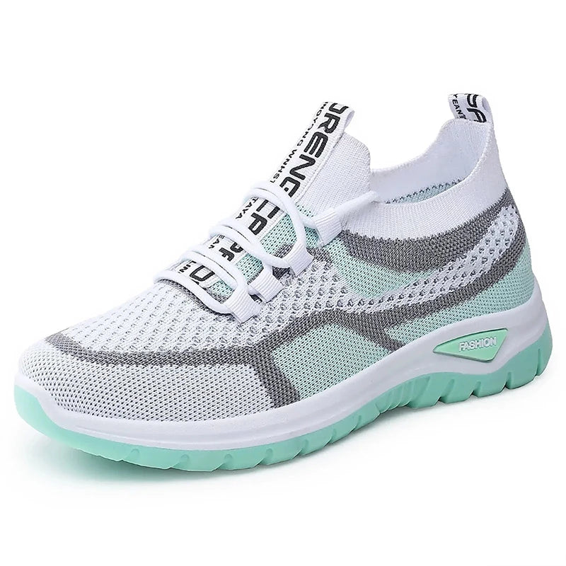 Selina | Breathable Lace-Up Shoes – Ideal for Walking and Running