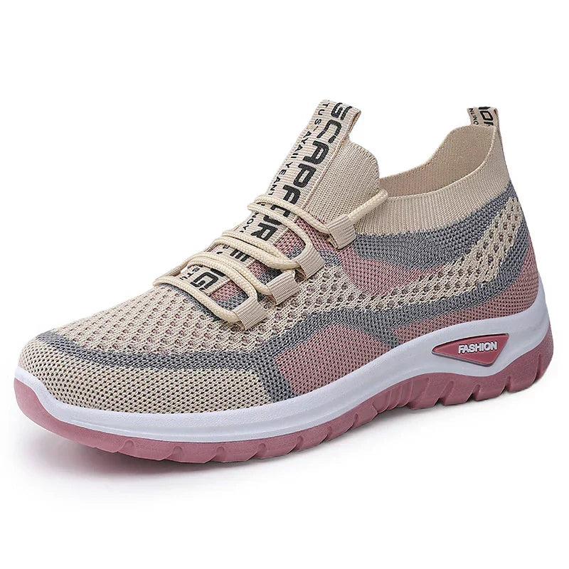 Selina | Breathable Lace-Up Shoes – Ideal for Walking and Running