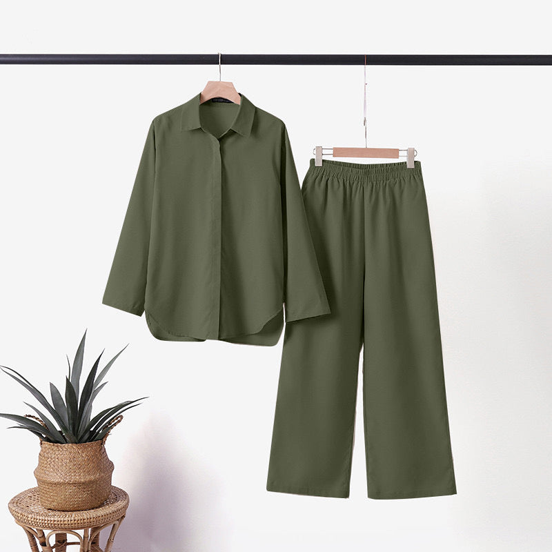 The Relaxed Shirt & Trousers Two-Piece Set