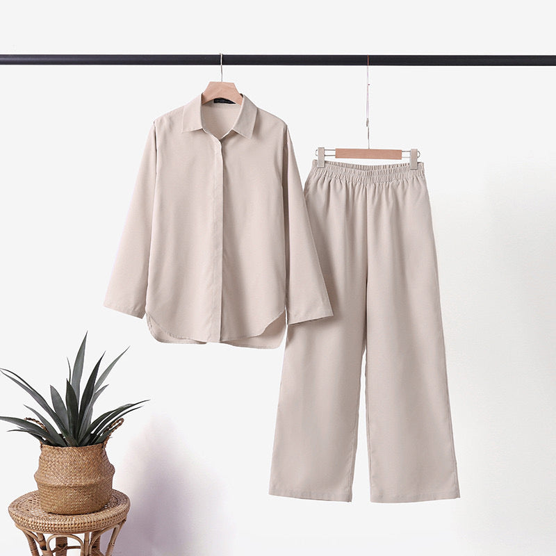 The Relaxed Shirt & Trousers Two-Piece Set