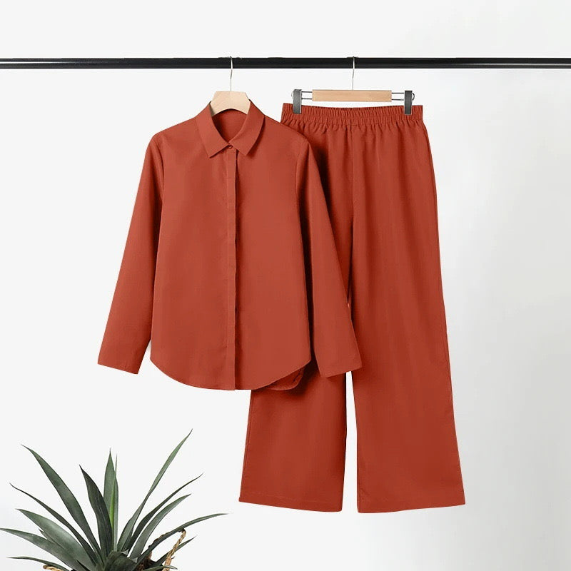The Relaxed Shirt & Trousers Two-Piece Set