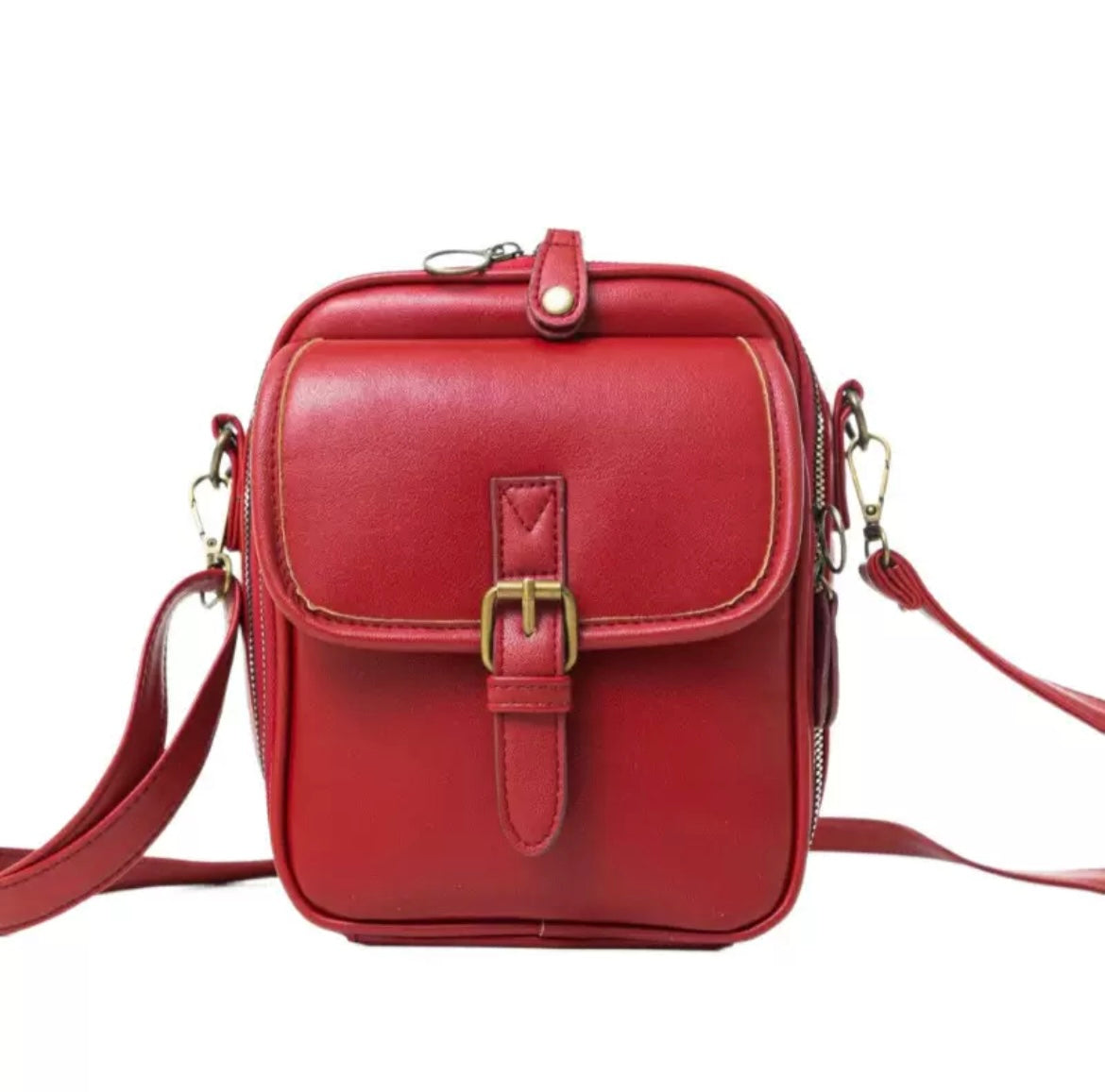 THE MAELYS | RFID-PROTECTED CLASSIC LEATHER CROSSBODY