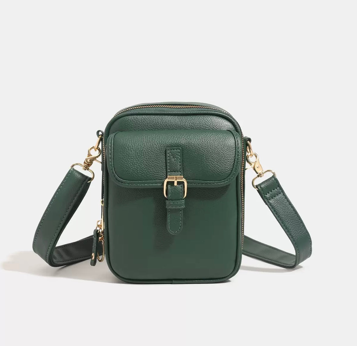 THE MAELYS | RFID-PROTECTED CLASSIC LEATHER CROSSBODY