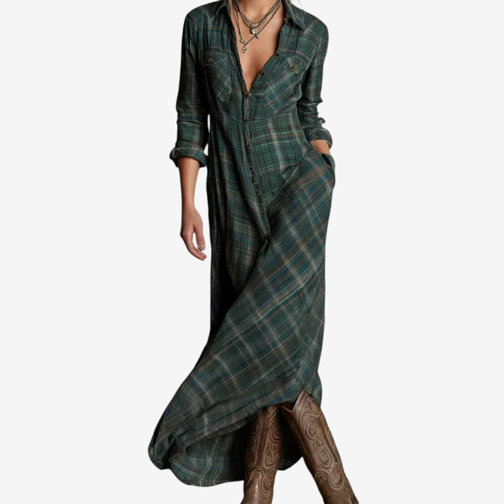 Cécile™ Timeless Maxi Shirt Dress