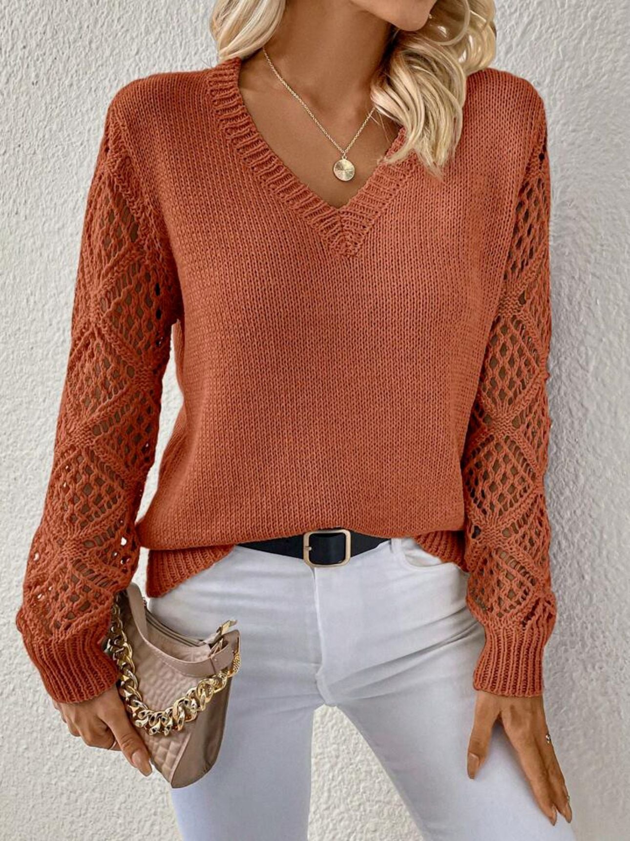 Eliza | Soft V-neck Sweater