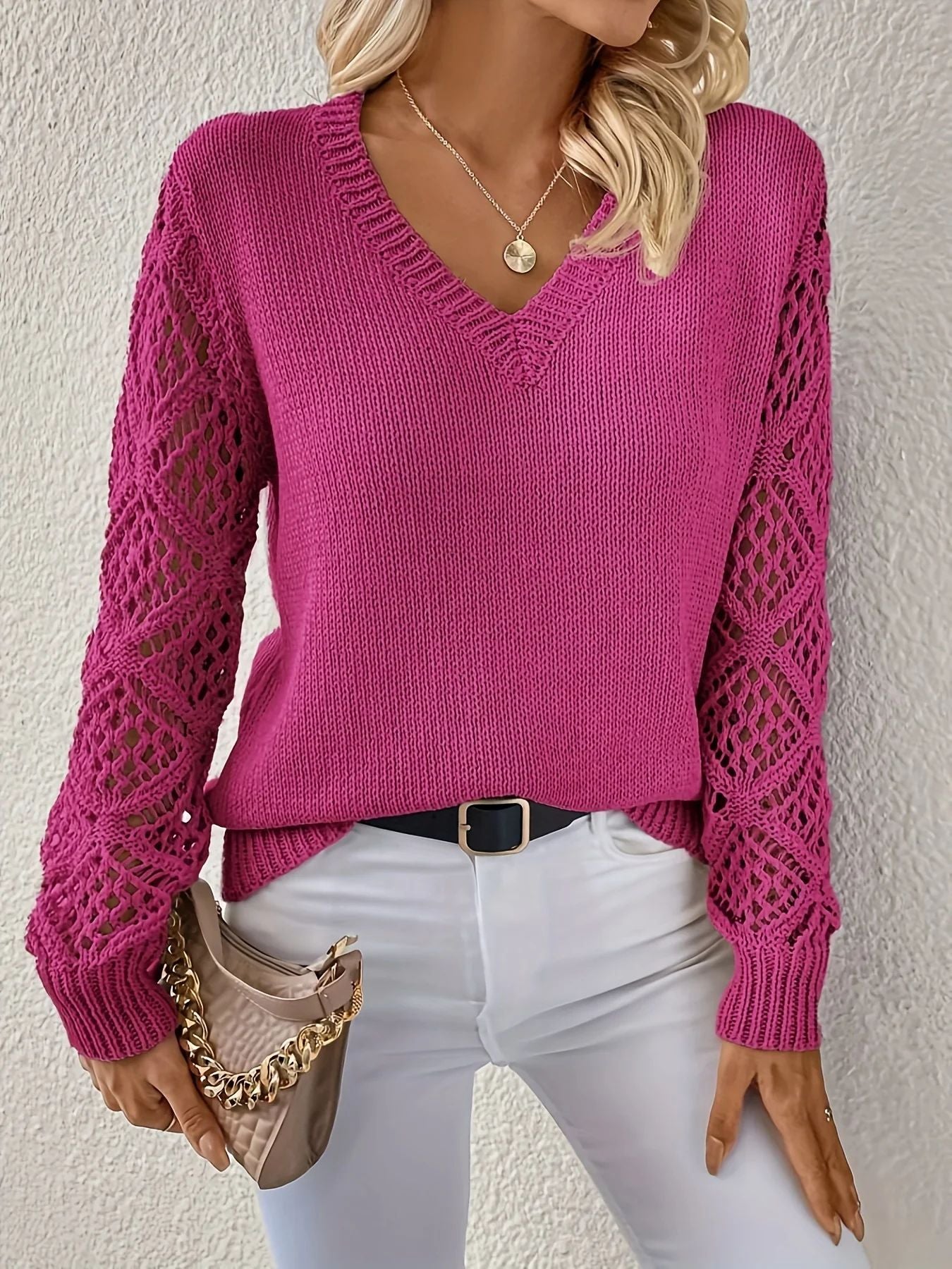 Eliza | Soft V-neck Sweater