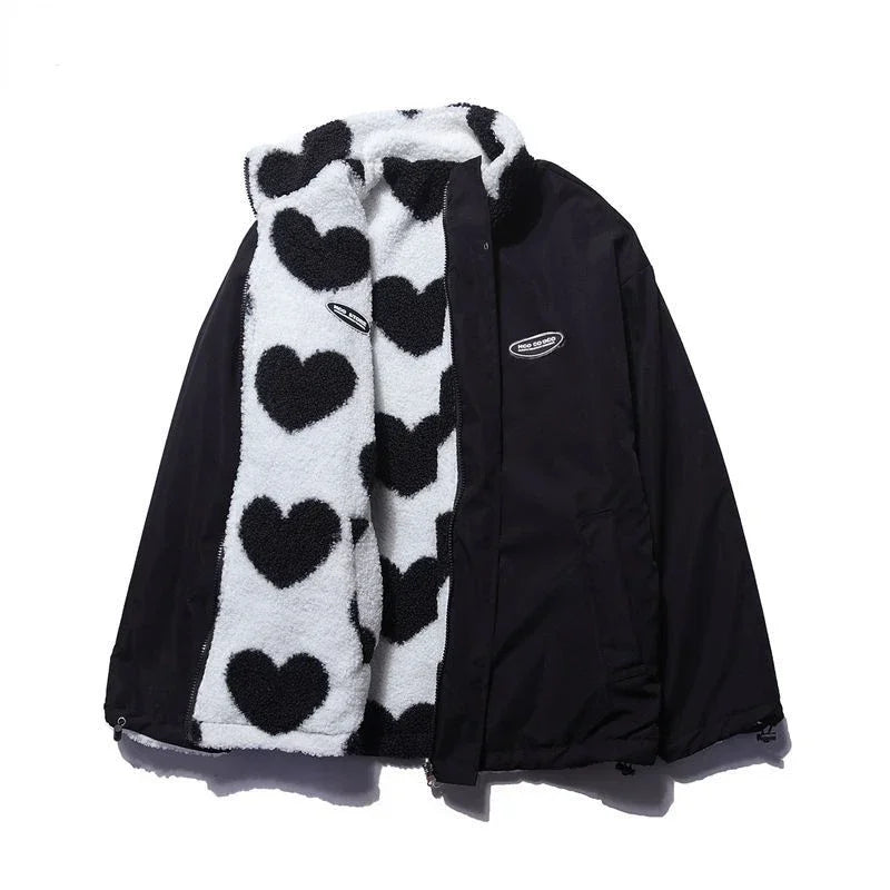Alaine | Reversible Heart Jacket