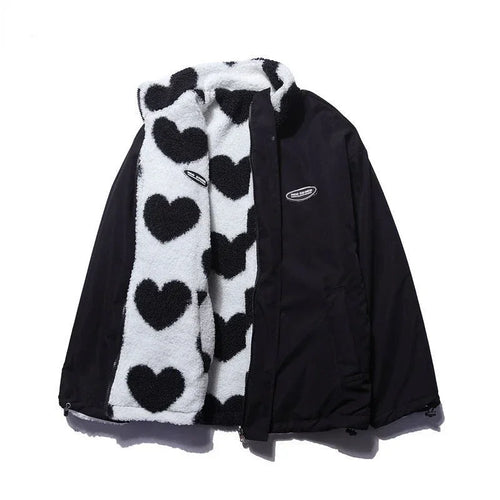 Alaine | Reversible Heart Jacket