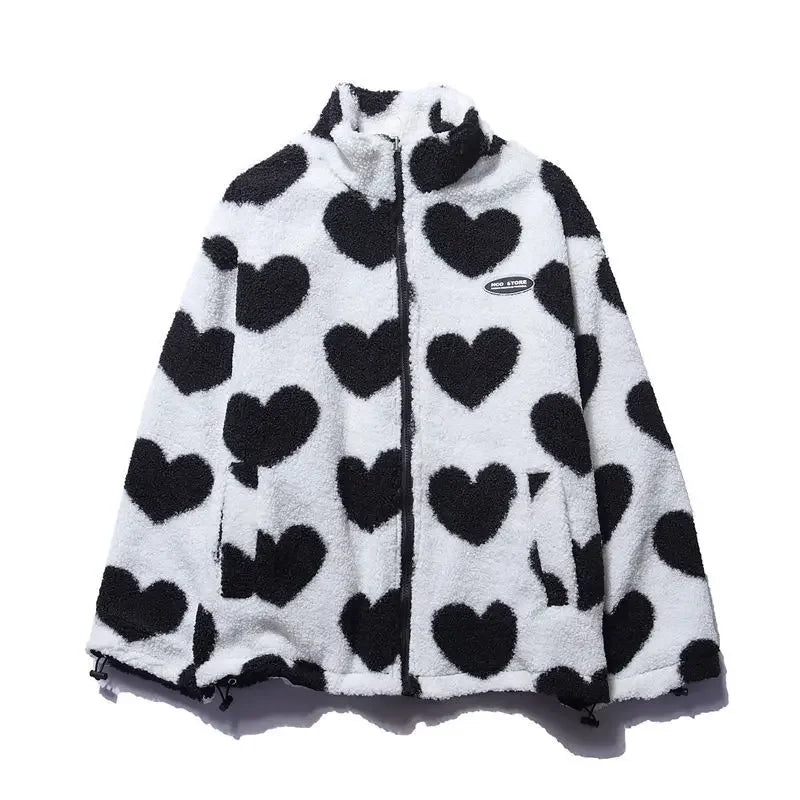 Alaine | Reversible Heart Jacket