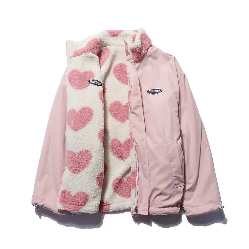 Alaine | Reversible Heart Jacket