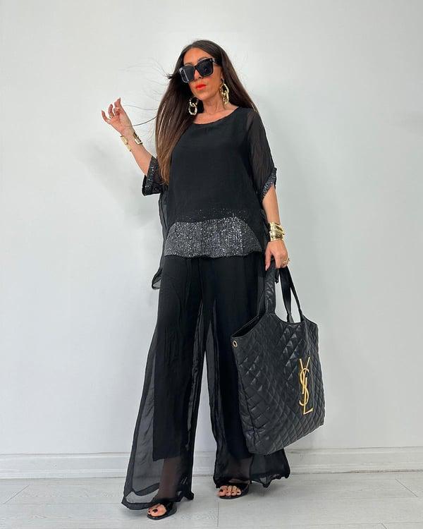 Sophia Luxe Two-Piece Set – Effortless Elegance, Day to Night