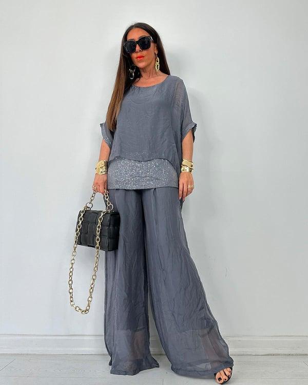 Sophia Luxe Two-Piece Set – Effortless Elegance, Day to Night