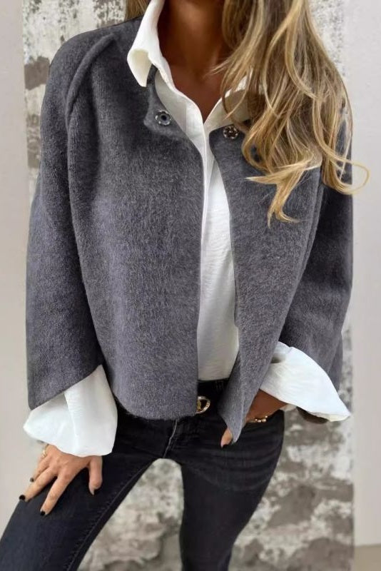 Elise - Short Cardigan with Chic Flared Sleeves