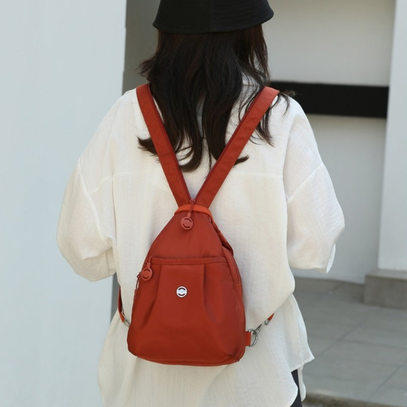 Multi-Pocket Convertible Backpack & Crossbody Bag