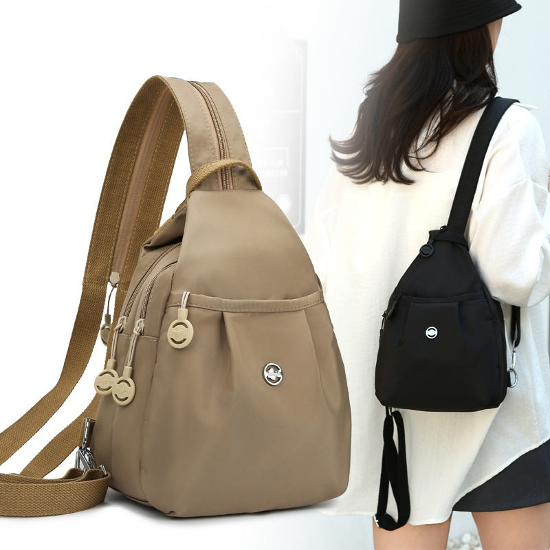 Multi-Pocket Convertible Backpack & Crossbody Bag